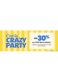 Prospectus Tape à l'oeil CHAMBERY : C'est la CRAZY PARTY