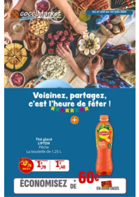Prospectus CocciMarket LA NEUVE LYRE : Voisinez, partagez, c'est l'heure de fêter !