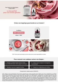 Prospectus Copra MOULINS : Magimix vous offre un cadeau d'une valeur de 90€