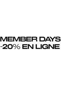 Prospectus H&M St Brieuc : Members days -20% en ligne