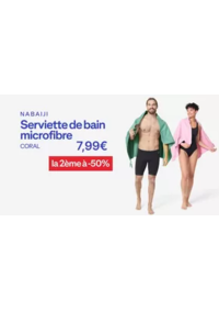 Prospectus DECATHLON Doubs : -50% sur la 2ème serviette microfibre