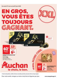 Prospectus Auchan SAINT-QUENTIN LE FAYET : XXL : En gros, vous êtes toujours gagnant