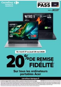 Prospectus Carrefour Express Saint-Lô : EXCLUSIVITE CLIENTS PASS : 20% FIDELITE SUR LES PC ACER