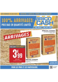 Prospectus Brico Cash BOURG EN BRESSE : 100% ARRIVAGES