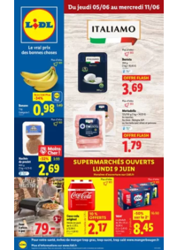 Prospectus Lidl SAINT LOUIS : Craquez pour la gamme Italiamo de Lidl : une sélection gourmande aux parfums de l'Italie !