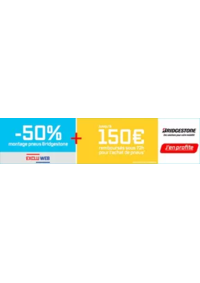 Prospectus Speedy LA TESTE DE BUCH : Pneus Bridgestone : jusqu'à 150€ remboursés sous 72h et -50% sur le montage