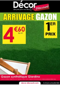 Prospectus Décor Discount Ales : ARRIVAGE GAZON