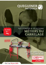 Prospectus Quéguiner matériaux : MÉTIERS DU CARRELAGE
