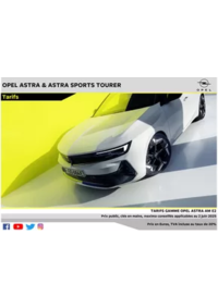 Prospectus Distributeur OPEL SOCIETE CHAVOT MEYZIEU : Opel Astra et Astra Sports Tourer