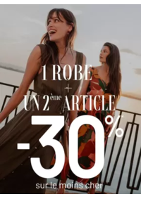 Prospectus Bréal Paris 9 : 1 robe + un 2ème article = -30%* sur le moins cher femme