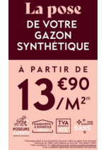 Promos et remises  : Saint Maclou, expert en pose de gazon synthétique !