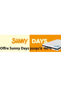 Prospectus Le Roi du Matelas St Quentin : Offre Sunny Days jusqu'à -60%