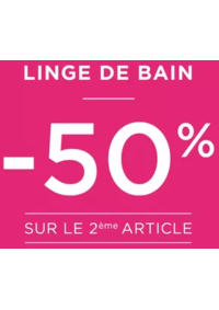 Prospectus Eurodif AIX EN PROVENCE : -50% SUR LE 2ÈME LINGE DE BAIN
