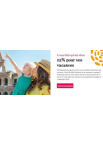 Prospectus Adagio : 25% pour vos vacances