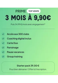 Prospectus Keep CoolBRIGNOLES : 3 MOIS À 9,90€