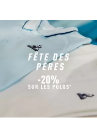 Prospectus Le Coq Sportif MARSEILLE : Fête des pères -20%
