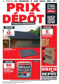 Prospectus Brico Dépôt ODOS : Foire aux matériaux !