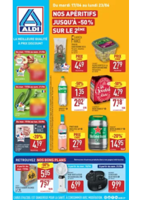 Prospectus Aldi Boulay-Moselle : Nos apéritifs jusqu'à -50% sur le 2ème