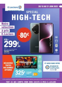 Prospectus Espace culturel E.Leclerc LE PIAN MEDOC : E.Leclerc Espace Culturel HIGH-TECH JUIN