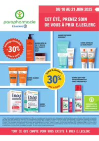 Prospectus Parapharmacie E.Leclerc TEMPLEUVE : Prospectus préparation Vacances