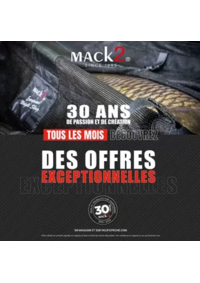 Prospectus Pacific Pêche CHATEAUROUX - POINÇONNET : Ce mois-ci découvrez une NOUVELLE sélection de produits de la marque Mack2 à un prix EXCEPTIONNEL !
