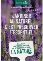 Prospectus Botanic : Jardiner au naturel, c’est préserver l’essentiel