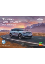 Prospectus Ford : Ford Nouveau Explorer 100% Électrique