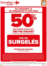 Promos et remises  : CE WEEK-END, OPERATION BON D’ACHAT SUR LE SURGELE