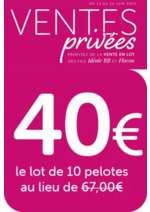 Prospectus Bergère de france : Ventes privées