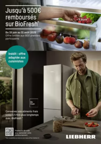Prospectus Copra LE PALLET : LIEBHERR vous rembourse jusqu'à 500€