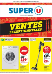 Prospectus Super U PLOUARZEL : Ventes exceptionnelles