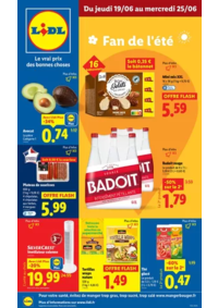 Prospectus Lidl BIGANOS : Retrouvez une gamme de produits pour vos repas d'été, toujours à prix Lidl !