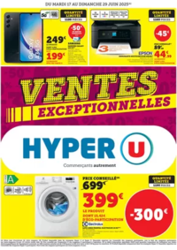 Prospectus Hyper U SAINT HILAIRE DE RIEZ : Ventes exceptionnelles