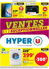 Prospectus Hyper U SIERENTZ : Ventes exceptionnelles