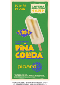 Prospectus Picard REDON : Pina Colada