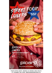Prospectus Picard VERNON : Street food lovers