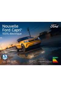 Prospectus Ford COLOMBES : Ford Nouveau Capri 100% Électrique