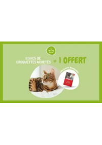 Prospectus Médor et Compagnie Tignieu Jameyzieu : 9 sacs de croquettes ou de litière achetés, le 10ème offert