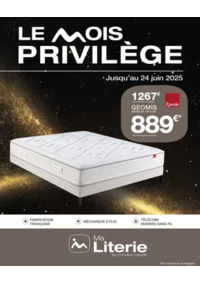 Prospectus Monsieur meuble BEAUVAIS : Jusqu’au 24 juin, offrez-vous le confort d’une literie de qualité avec des offres exclusives !
