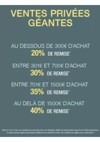 Prospectus MAUBOUSSIN FONTAINEBLEAU : Ventes privées