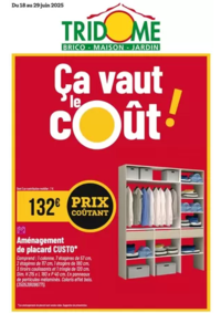 Prospectus Tridôme CARCASSONNE : Ça vaut le coût!