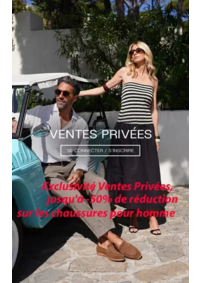 Prospectus Finsbury TOURS : Exclusivité Ventes Privées, jusqu'à -50% de réduction sur les chaussures pour homme.