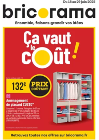 Prospectus Bricorama CHATEAU THIERRY : Ça vaut le coût !