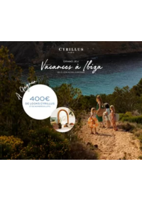 Prospectus Cyrillus Rouen : Vacances à Ibiza