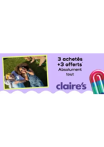 Promos et remises  : 3 achetés +3 offerts
