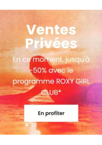 Prospectus Roxy Clermont Ferrand : Ventes Privées jusqu'à -50%