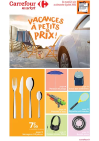 Prospectus Carrefour Drive ISSOIRE Rue Jean Bigot : VACANCES À PETITS PRIX