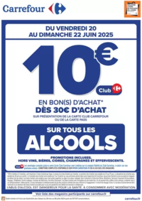 Prospectus Carrefour Drive LA VILLE DU BOIS : OPÉRATION BON D’ACHAT SUR LES ALCOOLS