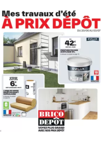 Prospectus Brico Dépôt CAMBRAI : Mes travaux d'été à prix dépôt !