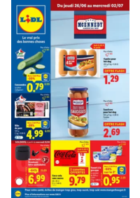 Prospectus Lidl VILLEBON SUR YVETTE : Hot-dogs, popcorn, pancakes… Lidl vous emmène aux USA avec des saveurs 100% américaines !